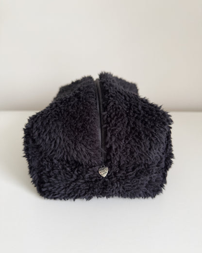 Black Teddy Makeup Bag