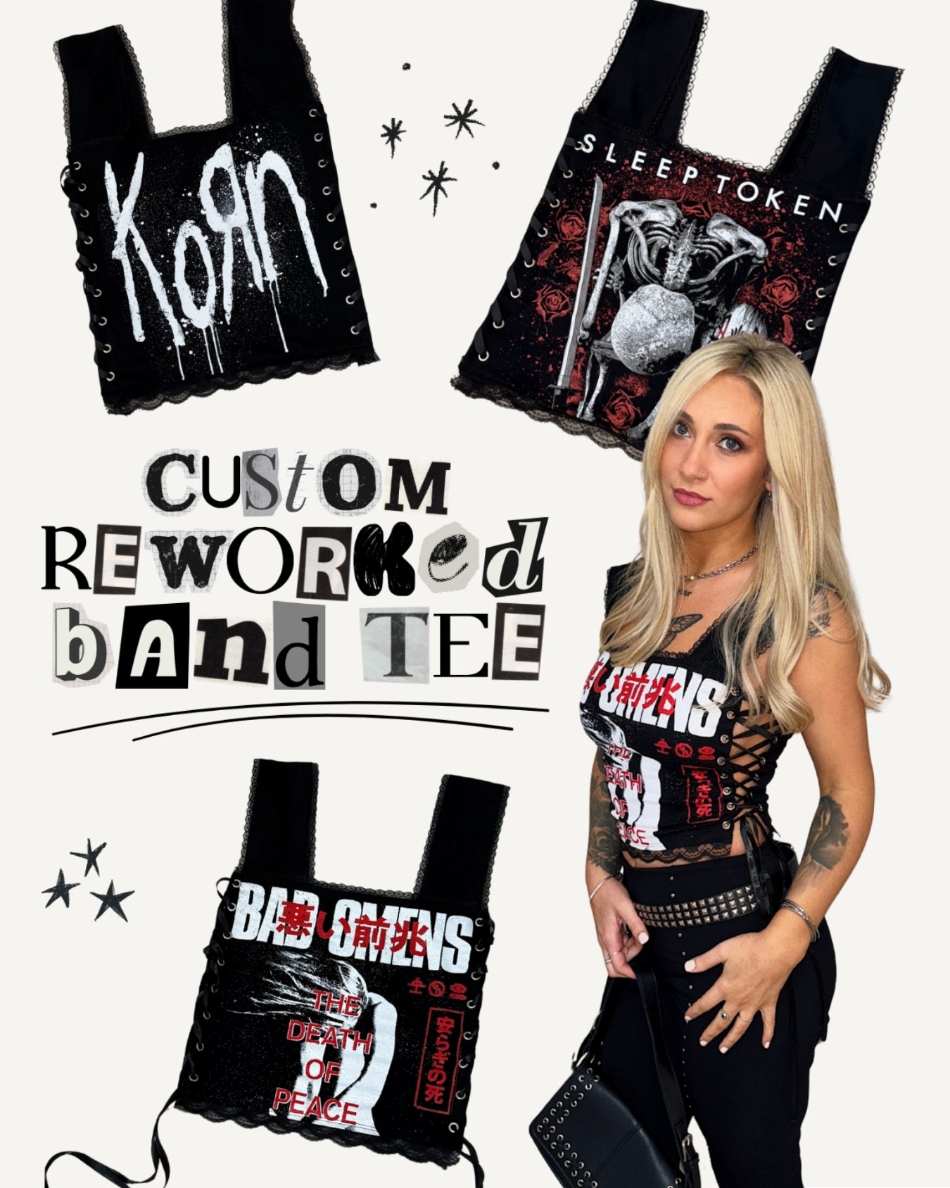 Custom Reworked Band Tshirt