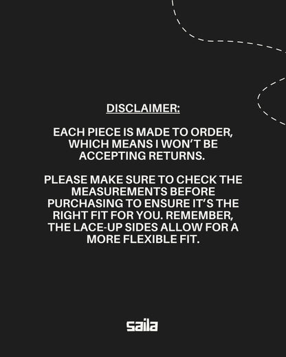 Bad Omens Lace Up Top
